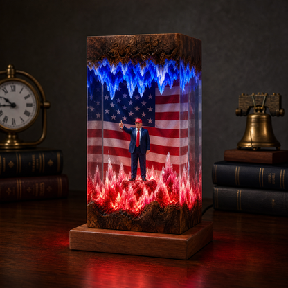Trump Resin Lamp